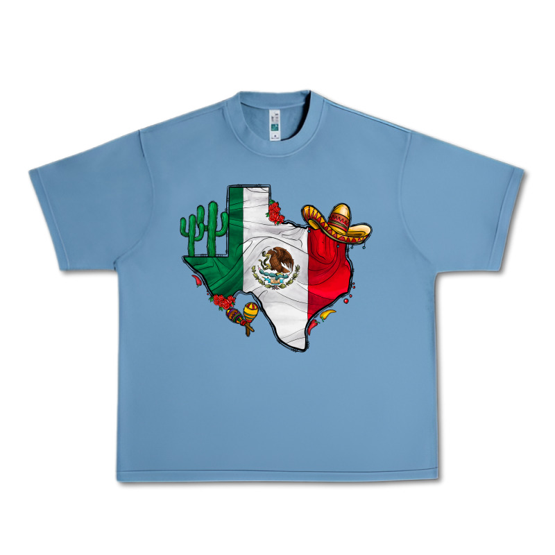 Mexica Texas Urban Heavy Tee by CowhideDigitalArt | Teevron