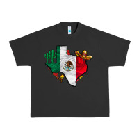 Pigment Black mexica texas Urban Heavy Tee - CowhideDigitalArt