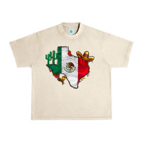 Sandshell mexica texas Urban Heavy Tee - CowhideDigitalArt