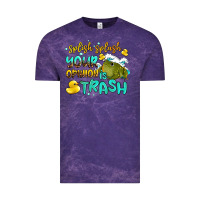 Cloud Purple splish splash your opinion is trash Vintage Tee - AdoDesignShop