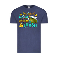 Vintage Denim splish splash your opinion is trash Vintage Tee - AdoDesignShop