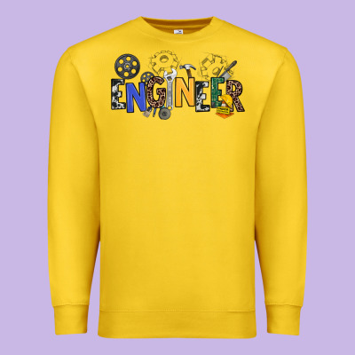 Engineer Premium Sweatshirt Designed By Nancycooperartshop