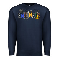 Navy engineer Premium Sweatshirt - NancyCooperArtShop