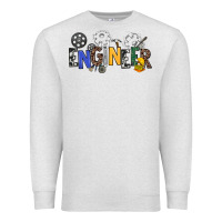 Oatmeal Heather engineer Premium Sweatshirt - NancyCooperArtShop