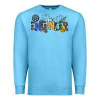 Ocean Blue engineer Premium Sweatshirt - NancyCooperArtShop