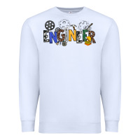 White engineer Premium Sweatshirt - NancyCooperArtShop