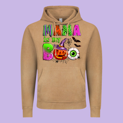 Mama Is My Boo Vintage Hoodie Designed By Zillion Design Studio