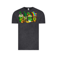 Vintage Black st. patricks day coffee drinks Vintage Tee - Neo Western