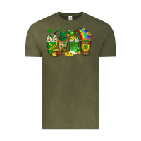 Vintage Olive st. patricks day coffee drinks Vintage Tee - Neo Western