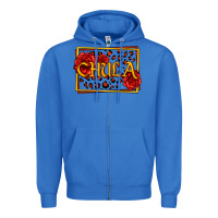 True Royal Spanish chula with roses Zipper Hoodie - Jasminsmagicworld