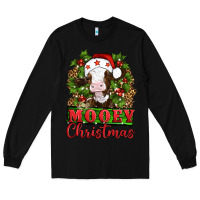 Black Mooey christmas Long Sleeve Tee - Artiststas