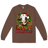 Chestnut Mooey christmas Long Sleeve Tee - Artiststas