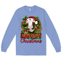 Colony Blue Mooey christmas Long Sleeve Tee - Artiststas