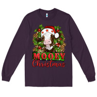 Plum Mooey christmas Long Sleeve Tee - Artiststas