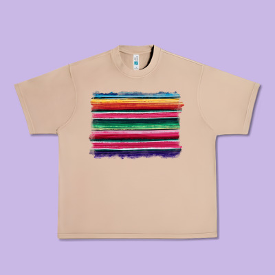 Serape Urban Heavy Tee Designed By Barkaloodesign