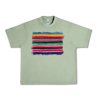 Oil Green serape Urban Heavy Tee - BarkalooDesign