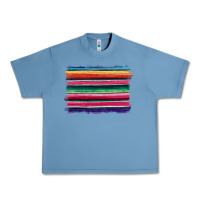 Pebble Blue serape Urban Heavy Tee - BarkalooDesign