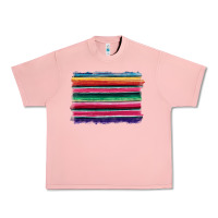 Salmon serape Urban Heavy Tee - BarkalooDesign