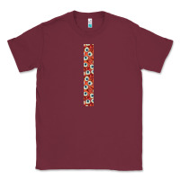 Burgundy Halloween Key Fob Classic Tee - BundleAndBundleShop