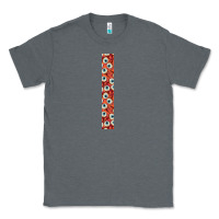 Charcoal Heather Halloween Key Fob Classic Tee - BundleAndBundleShop