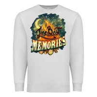 Dove Grey camping the best memories Premium Sweatshirt - NancyCooperArtShop