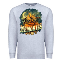 Heather Grey camping the best memories Premium Sweatshirt - NancyCooperArtShop