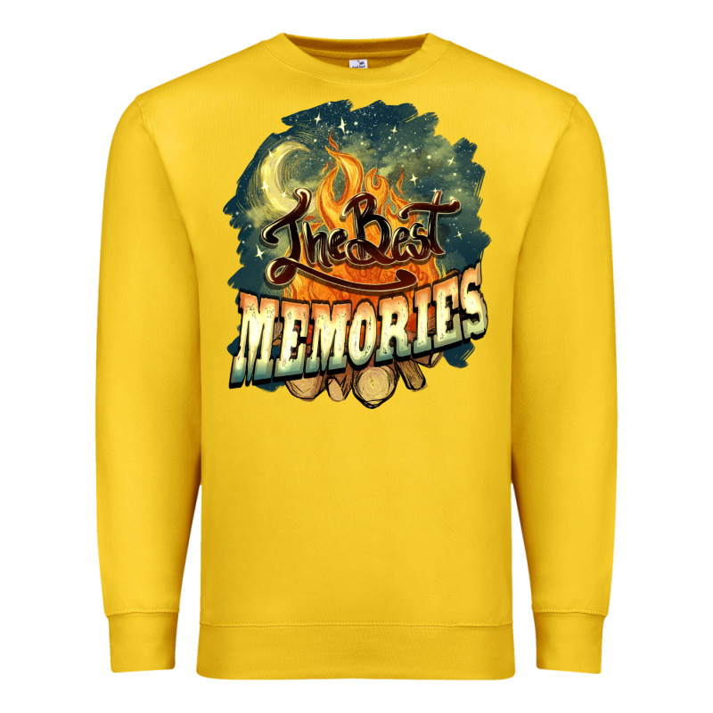 Camping The Best Memories Premium Sweatshirt by NancyCooperArtShop | Teevron