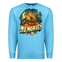 Ocean Blue camping the best memories Premium Sweatshirt - NancyCooperArtShop