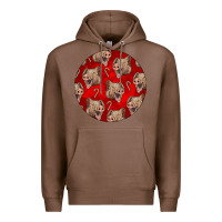 Chestnut christmas pig Premium Hoodie - LillyAllenDesigns