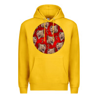 Lemon christmas pig Premium Hoodie - LillyAllenDesigns