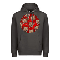 Smoke christmas pig Premium Hoodie - LillyAllenDesigns
