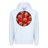White christmas pig Premium Hoodie - LillyAllenDesigns
