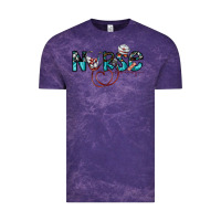 Cloud Purple nurse Vintage Tee - SublimationCraftShop