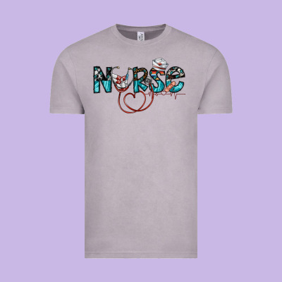 Nurse Vintage Tee Designed By Sublimationcraftshop