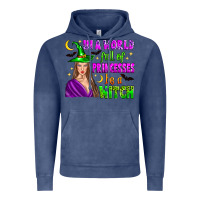 Vintage Denim in a world full of princesses be a witch Vintage Hoodie - Zillion Design Studio
