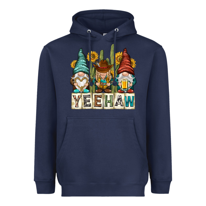 Yeehaw With Gnomies Heavyweight Hoodie by NancyCooperArtShop | Teevron