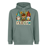 Sage yeehaw with gnomies Heavyweight Hoodie - NancyCooperArtShop