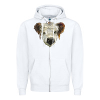White white calf scottish Zipper Hoodie - BarkalooDesign