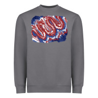 Storm Patriotic tie dye background Heavyweight Sweatshirt - CowGirlArtShop