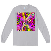 Moon Dust halloween thunders seamless pattern Long Sleeve Tee - BundleAndBundleShop