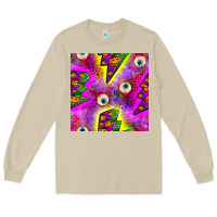 Mushroom halloween thunders seamless pattern Long Sleeve Tee - BundleAndBundleShop