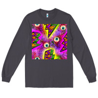 Smoke halloween thunders seamless pattern Long Sleeve Tee - BundleAndBundleShop