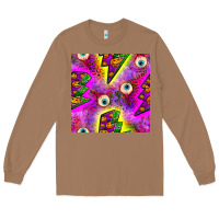 Toasted Coconut halloween thunders seamless pattern Long Sleeve Tee - BundleAndBundleShop