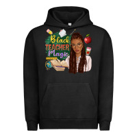 Pigment Black black teacher magic with afro Urban Hoodie - NancyCooperArtShop