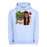 Pigment Grape Ice black teacher magic with afro Urban Hoodie - NancyCooperArtShop