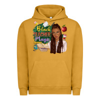 Pigment Peanut Butter black teacher magic with afro Urban Hoodie - NancyCooperArtShop