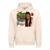 Sandshell black teacher magic with afro Urban Hoodie - NancyCooperArtShop