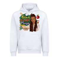 White black teacher magic with afro Urban Hoodie - NancyCooperArtShop