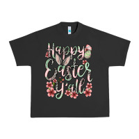 Pigment Black Easter Day Happy Easter y'all Urban Heavy Tee - OliviaCreatesArt