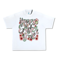 White Easter Day Happy Easter y'all Urban Heavy Tee - OliviaCreatesArt